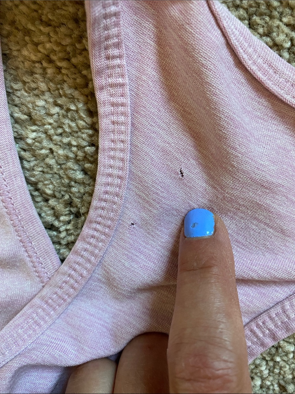 Old Navy Light Purple Racerback Ruched Tank - Picture 5 of 5
